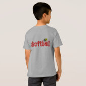 KINDER shirt Softball (Achterkant volledig)