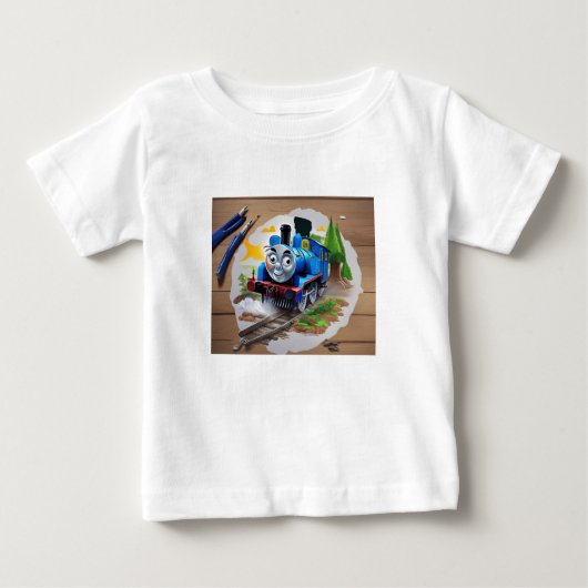 kinder shirt Thomas Train (Voorkant)