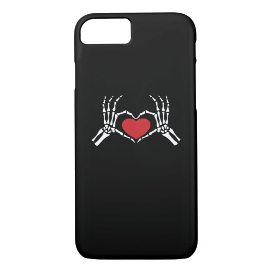 Kinder Skelet Hand Hart Valentijnsdag Cool Class Case-Mate iPhone Case (Achterkant)