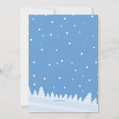 Kinder Ski Uitnodiging (Achterkant)