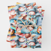 Kinder slaap sluimer sleepover pyjama party inpakpapier vel (In situ)