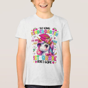 Kinder So Long Kindergarten Afstuderen Afstuderen Tri-Blend Shirt
