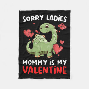 Kinder sorry dames mama is mijn Valentijnsdag Fleece Deken