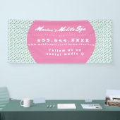 Kinder Spa Bus Party - Roze Stippen Spandoek (Beurs)