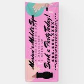 Kinder Spa Bus Rental Pink Spandoek (Verticaal)