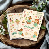 Kinder Spa Party Verjaardag Kaart
