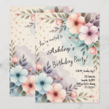 Kinder Space Flower Thema verjaardagsfeestje