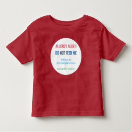 Kinder speciaal gepersonaliseerd voer me geen alle kinder shirts