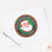 Kinder speciale levering vanaf Kerstmis Ronde Sticker (Envelop)