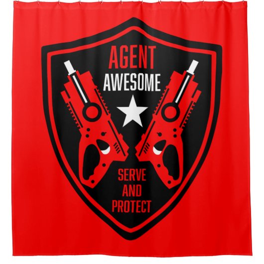 Kinder Speelgoed Dart Pistool Battle Douchegordijn (Voorkant)