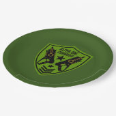 Kinder Speelgoed Dart Pistool Battle Papieren Bordje (Gekanteld)