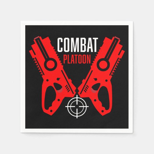 Kinder Speelgoed Pistool Battle Christmas Servet (Voorkant)