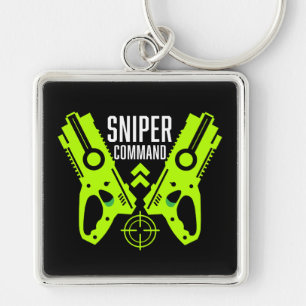 Kinder Speelgoed Pistool Battle Christmas Sleutelhanger