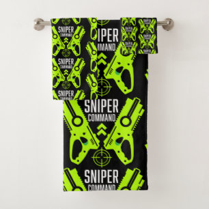 Kinder Speelgoed Pistool Battle Sniper Bad Handdoek