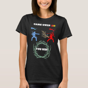 Kinder spel over videogame titel t-shirt