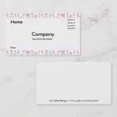 Kinder spelend Visitekaartje (Voorkant / Achterkant)