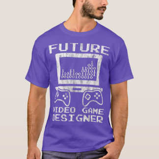 Kinder spelontwikkelaar Toekomstige videospelontwe T-shirt