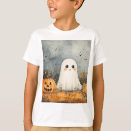 Kinder spook Halloween T-shirt