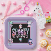 Kinder Spooky Seizoen Halloween Papier Bord (Feest)