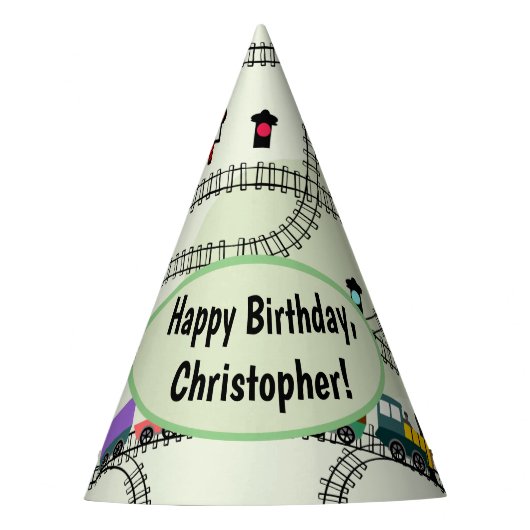 Kinder spoorwegen feesthoedjes (Voorkant)