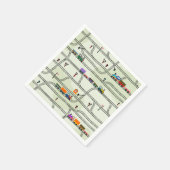 Kinder spoorwegen servet (Hoek)