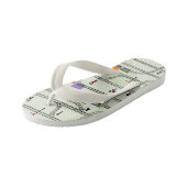 Kinder spoorwegen teenslippers (Schuin)