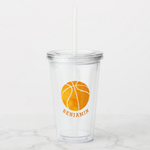 Kinder sport Basketball Athletic Persoonlijke jong Acryl Drinkbeker