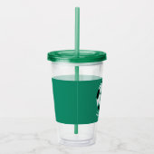 Kinder sport Voetbal Athletic Specialized Green Acryl Drinkbeker (Rechts)