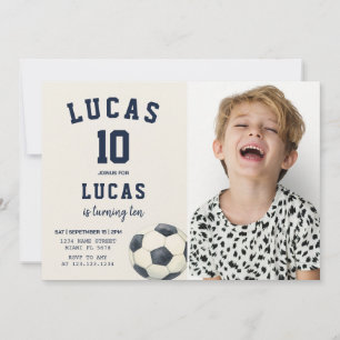 Kinder Sportpartij Uitnodigen met foto Kaart