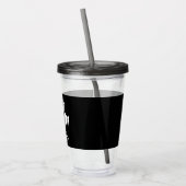 Kinder sportwedstrijden Athletic Personalized Boys Acryl Drinkbeker (Links)