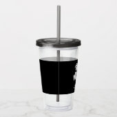 Kinder sportwedstrijden Athletic Personalized Boys Acryl Drinkbeker (Rechts)