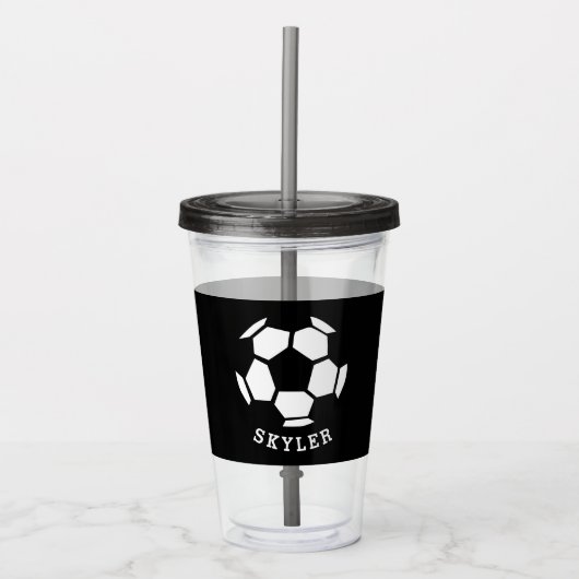 Kinder sportwedstrijden Athletic Personalized Boys Acryl Drinkbeker (Voorkant)