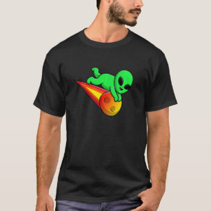 Kinder springstof met Meteorite Stone Astero T-shirt