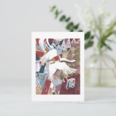 Kinder sproeiers feestdagenkaart (Staand voorkant)