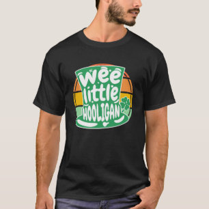 Kinder St Patrick's Day 2023 Wee Little Hooligan L T-shirt
