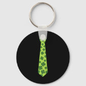 Kinder St. Patricks Day Irish Clover Stropdas Sham Sleutelhanger (Achterkant)