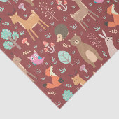 Kinder staartdieren Roodbaarkonijnenvlees Beer Fox Tissuepapier (Detail)