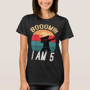 Kinder sterfdag 5 jaar oud t-shirt