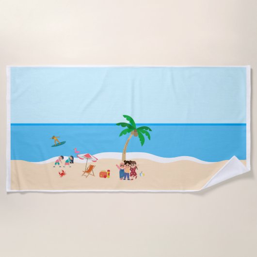 kinder strandlaken (Voorkant)