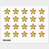 Kinder stuiver~ Assistant Therapy Dog Tester Ster Sticker (Vel)