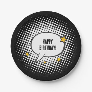 Kinder Superheld Cartoon Film Party Papieren Bordje