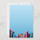 Kinder Superheld Kostuum Verjaardagsfeest Kaart (Achterkant)