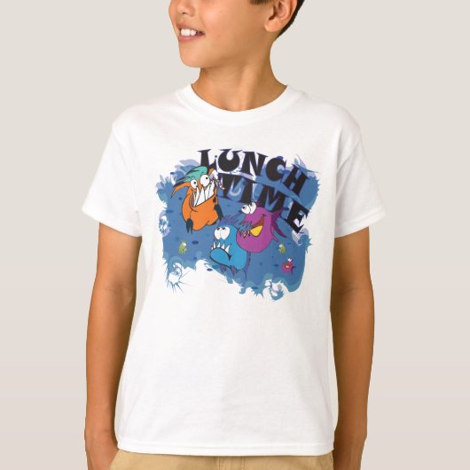 Kinder Sweatshirt Motiv: Piranha Lunch Time (Voorkant)