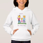Kinder sweatshirt/T-shirt Geniet van de kleine din (Voorkant)