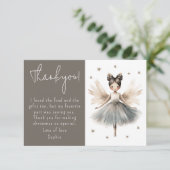 Kinder Sweet Ballerina Bedankkaart (Staand voorkant)