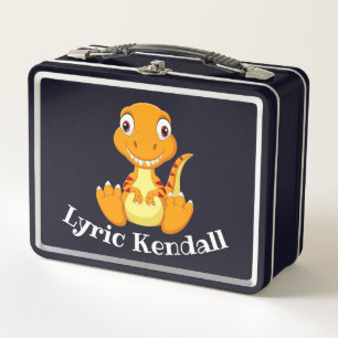 Kinder T-Rex Dinosaur Roze Lunchbox