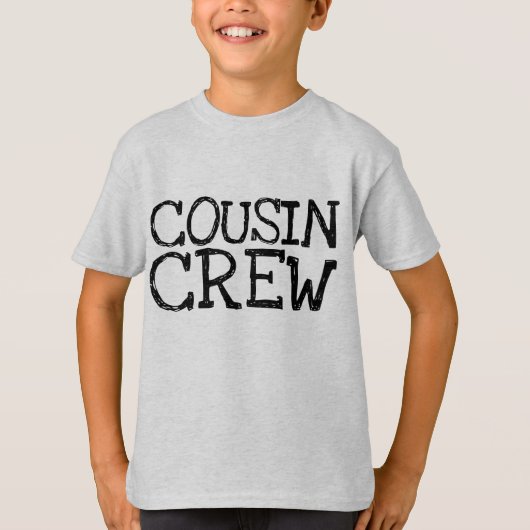 KINDER T-SHIRS VAN COUSIN-BEMANNING T-SHIRT (Voorkant)