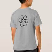 Kinder T-shirt Groot Logo (Achterkant)