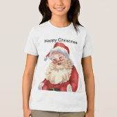 kinder T-shirt Happy Christmas (Voorkant)