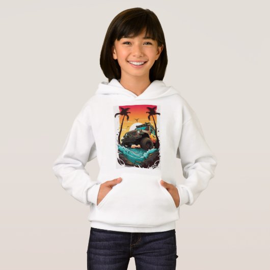 Kinder T-shirt hoodie (Voorkant volledig)
